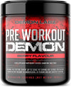 Pre Workout Demon - Advanced Pre-Workout Energy Powder with Creatine, Caffeine, Beta-Alanine & Glutamine, Berry Blast, 360g - 40 Servings