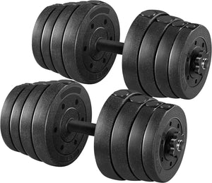 30KG/25KG/20KG/15KG Adjustable Dumbbells Weight Lifting Training Set Dumbbells Set (sold as a pair) Home Gym Fitness for Men/Women