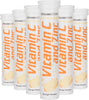 Vitamin C and Zinc Effervescent Tablets, Orange Flavoured, Suitable for Vegans, 6 Packs of 20