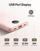 Power Bank Fast Charging 22.5W, 10000mAh Mini USB C Portable Charger with PD QC 3.0, Small Battery Pack, Compact External Battery Bank for iPhone, Samsung, Travel Essentials (Pink)