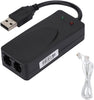 Normal Dial-up Modem, Fax Modem Dual Port USB2.0 56K External Modem Driver for Win 7/Win 8/Win 10/Win XP