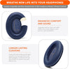 Wicked Cushions Upgraded Replacement Ear Pads for Bose QC35 & QC35ii (QuietComfort 35) Headphones & More - Softer Leather, Luxurious Memory Foam, Added Thickness, Extra durability | Midnight Blue