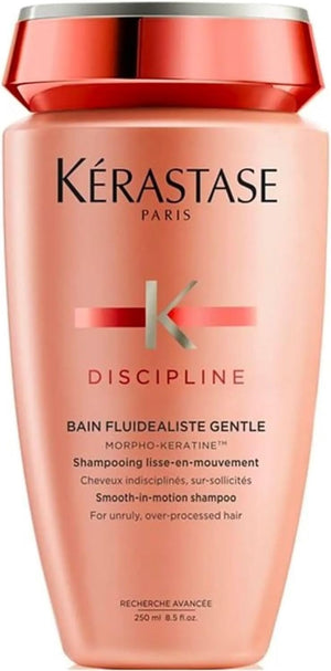 Kérastase Discipline, Smoothing Anti-Frizz Shampoo, For Unruly Hair, Sulphate-Free, Bain Fluidealiste, 250ml