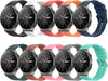 10PCS Straps Compatible with Huawei Watch GT 2 Pro Wristband Huawei Watch GT3 46MM/GT2 46MM/GT 2e/GT 2Pro, Huawei Watch 3, Huawei Watch 3 Pro Strap Sport Breathable Silicone Watchbands