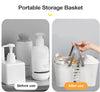 Shower Basket Dorm | Bathroom Storage Tote | Spa Storage Shower Basket With Handle Portable for Health Cosmetics Hair Supplies and Beauty Products