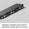 Introducing  Fire TV Soundbar Plus, 3.1 channel, all-in-one design, Dolby Atmos, DTS:X, clear dialogue, 2024 release