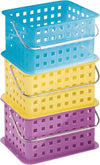 Storage Organizer Basket, for Bathroom, Health and Beauty Products - Small, Azure