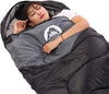 - Sleeping Bag 3-4 Seasons (Summer, Spring, Fall, Winter) Warm & Cool Weather - Lightweight,Waterproof Indoor & Outdoor Use for Kids, Teens & Adults for Hiking, Backpacking and Camping