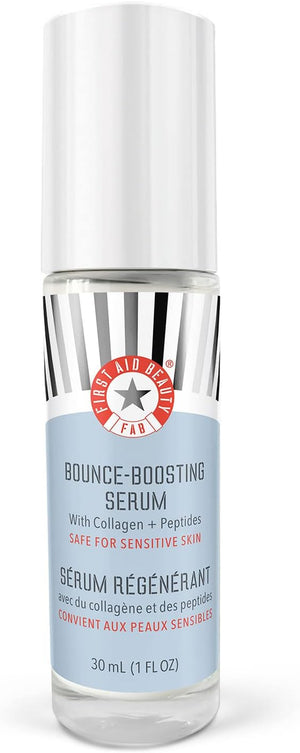 Bounce Boosting Serum with Collagen + Peptides, Helps Smooth Fine Lines + Wrinkles with Plumping Hydration, 30 mL