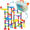 Marble Run - Marble Runs For Kids - 162 Pieces Plus Storage Tub - Construction Toys For 4,5,6,7 Year Old Boys or Girls - Educational STEM Toys For 4+ Year Olds