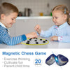 Magnetic Chess Game,Family Board Games Set for Kids and Adults,Strategy Table Top Magnet Game for Kids Puzzle Thinking Magnetic Chess Board for Christmas Birthday Gift (Rope)