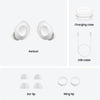 Galaxy Buds FE Wireless Earbuds, Active Noise Cancelling, Comfort Fit, White, 2 Year Manufacturer Extended Warranty (UK Version)