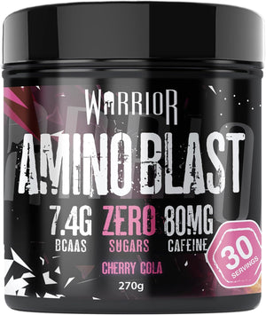 Amino Blast 270g – BCAA Powder – Branched Chain Amino Acids Supplement, Intra Workout & Recovery, Energy Drink – 30 Servings (Cherry Cola)