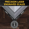 Aluminum Miter Saw Protractor | 7-Inch Rust Proof Angle Finder Featuring Precision Laser Engraved Scales (LX-230)