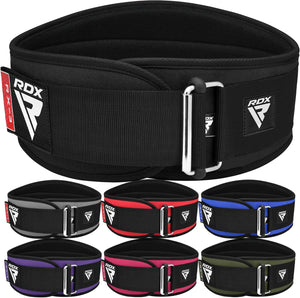 Weight Lifting Belt AUTO LOCK, 6.5” Padded Back Support, Men Women Gym Fitness Bodybuilding Powerlifting Weightlifting Workout, Deadlift Squat, Pro Exercise Equipment