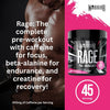 Rage - Pre-workout Powder - 392g - Energy Drink Supplement with Vitamin C, Beta Alanine and Creatine Gluconate - 45 Servings (Blazin' Berry)