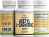 DW Acetyl L-Carnitine Capsules | 120 High Strength L Carnitine Supplements - 1000mg per Serving | Non-GMO & Gluten Free | Manufactured in The UK