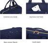 Toiletry Bag Large Hanging Travel Wash Bag Womens Cosmetic Bag for Full Sized Container Dark Blue