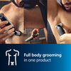 Bodygroom Series 3000 Showerproof Groin and Body Trimmer, Close and Comfortable Shave, Complete Body Grooming, 50 Min. Runtime, Model BG3017/01