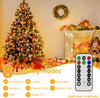 Christmas Tree Lights with Ring - 2M X10 Strands 200 LEDs Fairy Lights Plug in, Waterproof/Remote Control/Timer/Indoor/Outdoor Christmas Lights for Garden Xmas Decorations