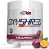 OxyShred Thermogenic Pre Workout Powder & Shredding Supplement - Clinically Proven Pre Workout Powder with L Glutamine & Acetyl L Carnitine, Energy Boost Drink - Passionfruit, 60 Servings