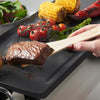 Large Teppanyaki Grill - 2000W Electric, Multipurpose, Easy Clean BBQ Table Top Grill with Adjustable Temperature Control, Oil Drip Tray & 8 Spatulas- for Meat, Vegetables & Fish - 46x26x10cm