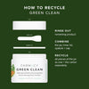 Natural Makeup Remover - Green Clean Makeup Meltaway Cleansing Balm Cosmetic - Travel Size (50 ml)