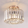 Crystal Ceiling Light - Easric Modern Ceiling Lights Living Room LED Ceiling Lighting Industrial Chandeliers Ceiling Lights for Bedroom Hallway Kitchen Bathroom,Warm Gold