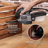 Detail Mouse Sander 220W - Compact Sander Machine for Wood, 13,000 RPM Sanders with Dust Collection, 12PCS Standard Sandpapers, 4 Finger Attachment and Sanding Pad Included, MS01