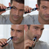 ER-GN30 Wet & Dry Electric Facial Hair Ear and Nose Hair Trimmer for Men, Battery-Powered with 90 min operation, Black