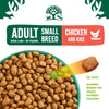 Adult Small Breed Chicken and Rice 1.5 kg Bag, Hypoallergenic Dry Dog Food