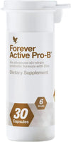 Forever Active Pro-B, 30 Capsules, Provides 8 Billion CFU per Serving, 6 strains of Friendly Bacteria, Vegetarian Friendly, Gluten Free