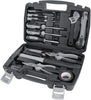 Household Tool Set, 32 Pieces, Black/Grey