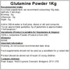 Glutamine Powder 1Kg | Pure L-Glutamine - Amino Acid Powder