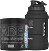 Bundle ABE Pre Workout 375g + JUG 2.5 LT Matt Black | All Black Everything Pre Workout Powder, Energy & Physical Performance with Creatine, Beta Alanine (Candy Ice Blast)