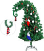 Novelty Christmas Tree,1.5M Green Artificial Christmas Tree with Stand Strange Shaped Xmas Tree For Christmas Decoration Holiday Decoration