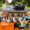 360° 4K Dash Cam, 4 Channel Camera 2K Front +1080P*3 Left Right Rear, 5GHz WiFi GPS Dash Camera for Car, Voice Control, Front 4K+1080P*2, 128GB Card, Night Vision, 24Hrs Parking Mode (V80-4CH)