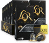 Espresso Onyx Coffee Pods x10 Intensity 12 (Pack of 10, Total 100 Capsules)