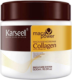 Collagen Hair Mask for Deep Repair, Intense Hydration, Dry and Damaged Hair, Eliminates Frizz, Protection Against UV Rays, All Hair Types 500 ml.