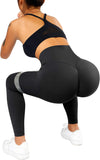 Seamless Butt Lifting Workout Leggings for Women Acid Wash High Waist Yoga Pants Gym Leggings