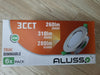 LED Recessed Ceiling Lights 4W,LED Downlight for Ceiling Dimmable,Warm White 3000K Neutral White 4000K Cool White 6500K Adjustable,IP44 Ultra Slim Spotlights for Bathroom Kitchen Bedroom,6 Pack