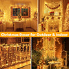 Christmas Tree Lights Outdoor Indoor, 40m 400LED Fairy Lights Mains Powered, Warm White Xmas String Light Waterproof with Timer/8 Modes/Remote/Dimmable for Outside/Garden/Window Decorations