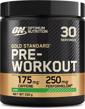 Gold Standard Pre Workout Powder, Energy Drink with Creatine Monohydrate, Beta Alanine, Caffeine and Vitamin B Complex, Nutrition Supplement, Kiwi Flavour, 30 Servings, 330 g