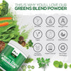 Super Greens Powder 300g - 17 Superfoods Powder - 60 Servings - Vitamin & Mineral Rich Formula - No Artificial Ingredients - Vegan - Best Value - Made in The UK -