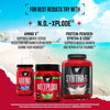 Nutrition N.O.-Xplode Pre Workout Powder Food Supplement, Energy and Focus Booster with Caffeine, Amino Acids, Vitamin C and Zinc, Red Rush Flavour, 30 Servings, 390 g