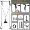 Cable Pulley System Home Gym, Pulley System Gym Weight Cable Pulley System Fitness Cable Machine Attachment for Lat Pull Down, Arm Workout