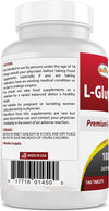 L-Glutamine 1000 mg 180 Tablets - Glutamine Fuel for Workout & Supports Muscle Recovery from Workouts (180 Count (Pack of 1))