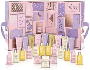 Ladies Luxury 24 days of Beauty Advent Calendar Gift Set (Pack of 1) - Vegan Friendly