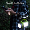 Rechargeable LED Torch, Multi-Functional Camping Light, Waterproof Outdoor Spotlight Searchlight, High Power Beam Flashlight, 650lm Lightweight Lantern