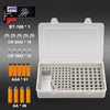 Battery Storage Organizer Box with Battery Tester, Garage Caddy Case Holder Container Holds 120+ Batteries AA AAA Lithium 3V CR123 LR44 CR2016 CR1632 CR2032 CR2025 (Batteries Not Include)